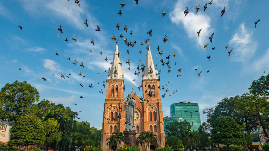 Photo of Notre Dame Cathedral of Saigon by Binh Ho Image