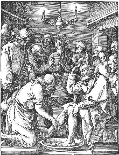 Christ Washing St. Peter's Feet (16th Century) by Albrecht Dürer