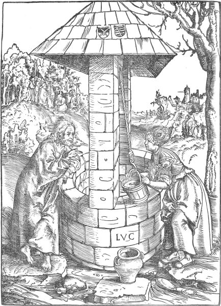 Jesus Christ and the woman at the well